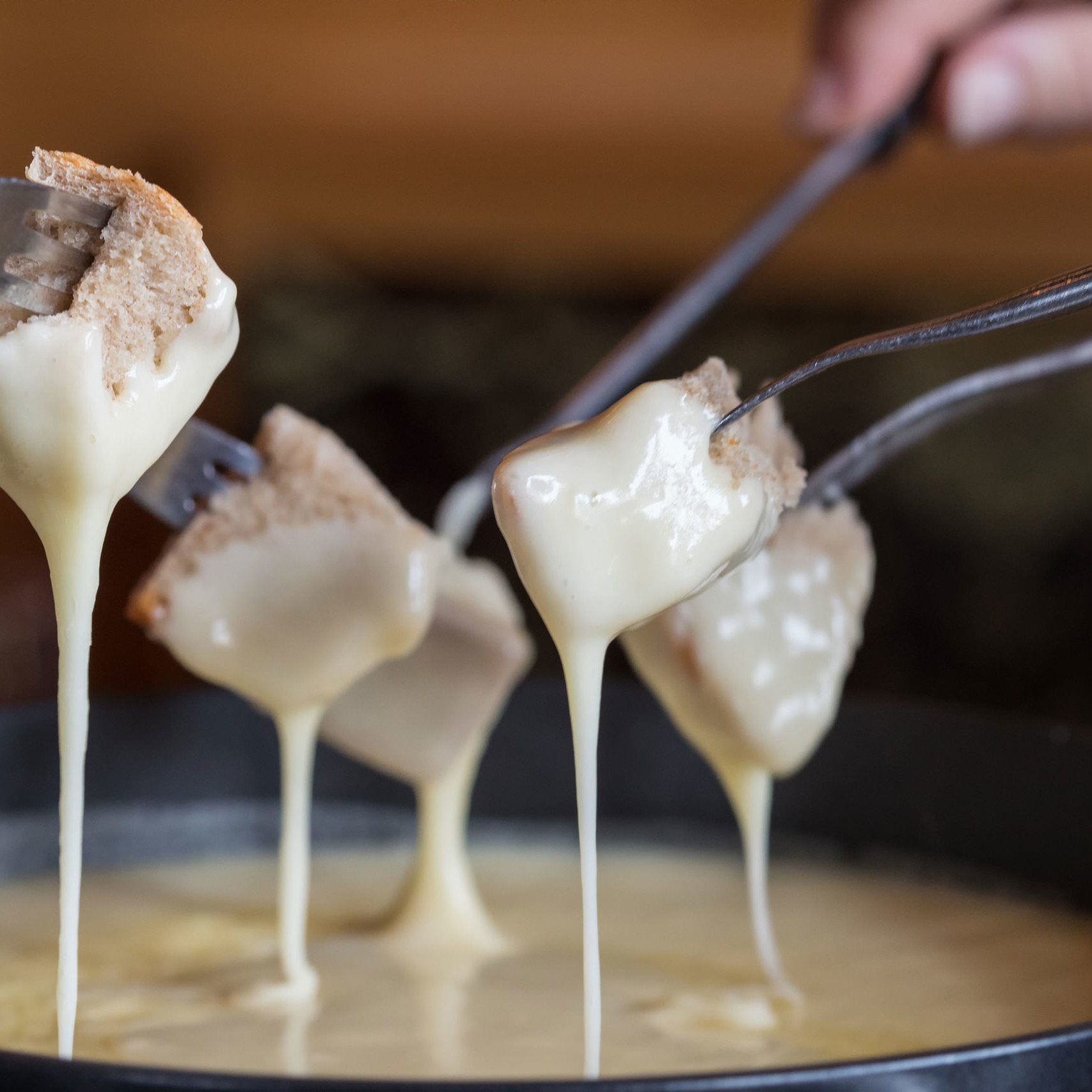 Käsefondue in der Pulsa Fonduestube